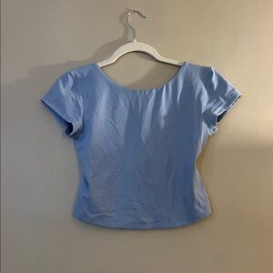 Offline Low Back Light Blue Women's Top
